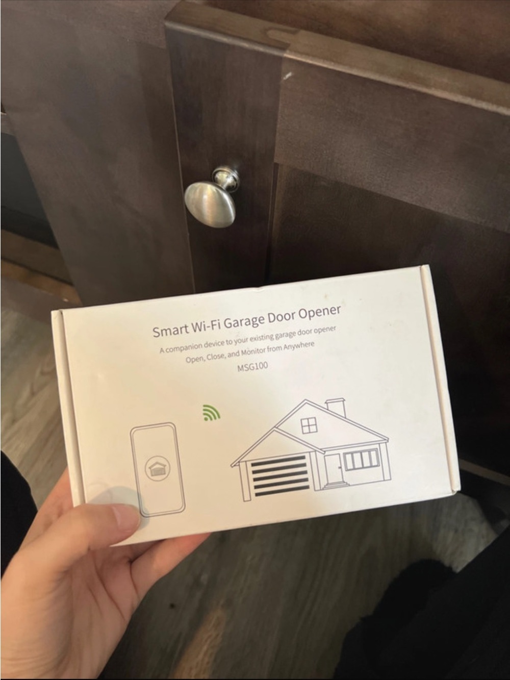 Smart Wi‑Fi Garage Door Controller - White